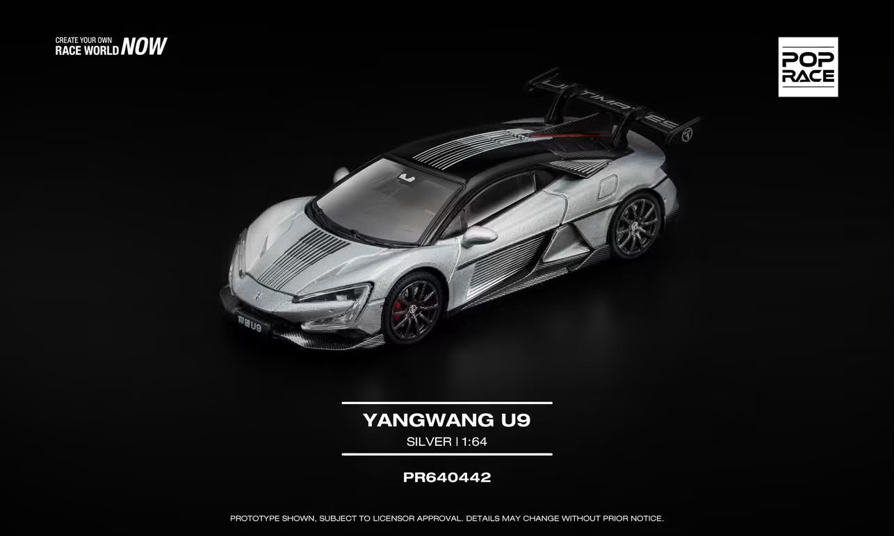 POP RACE Yangwang U9 Silver