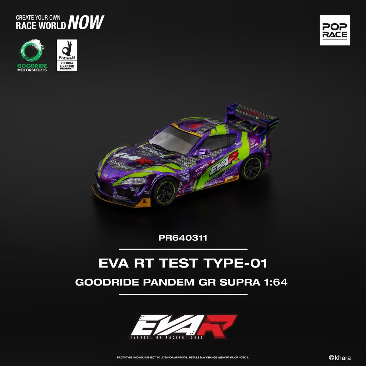 POP RACE EVA RT Pandem GR Supra