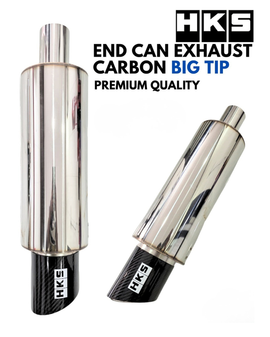 End Can Exhaust Carbon Big Tip