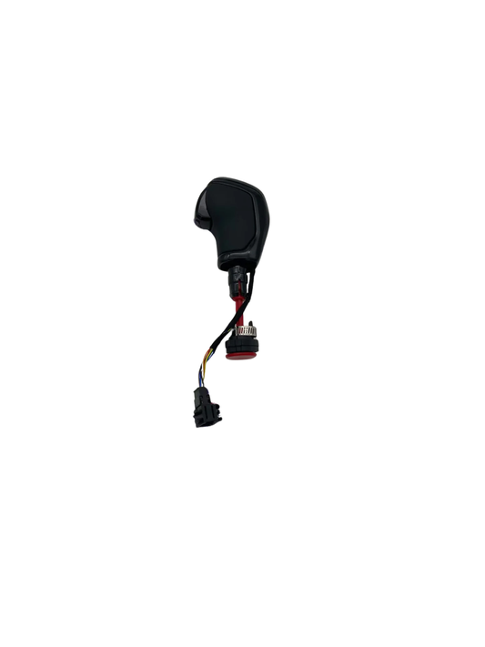 VW LED Electronic Gearshift Knob — Alcantara & Gloss Black